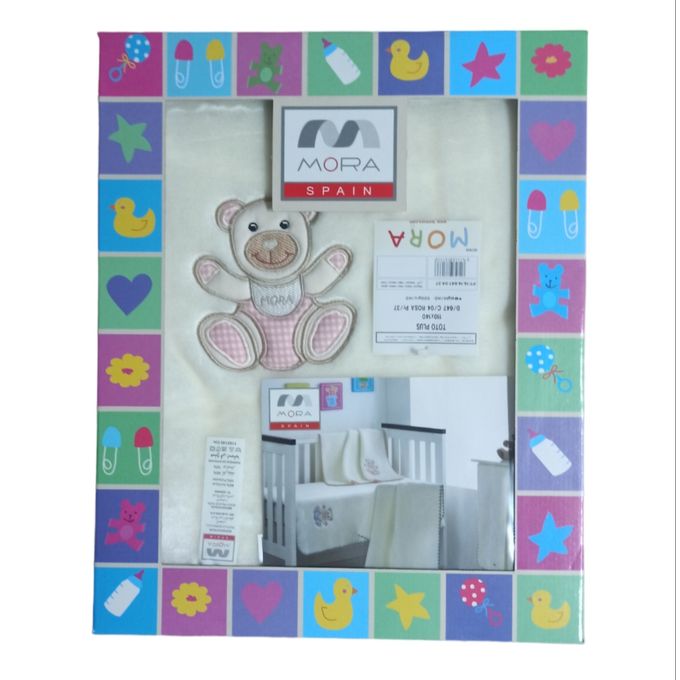COUVERTURE MORA POUR BÉBÉ DIMENSION 110*140