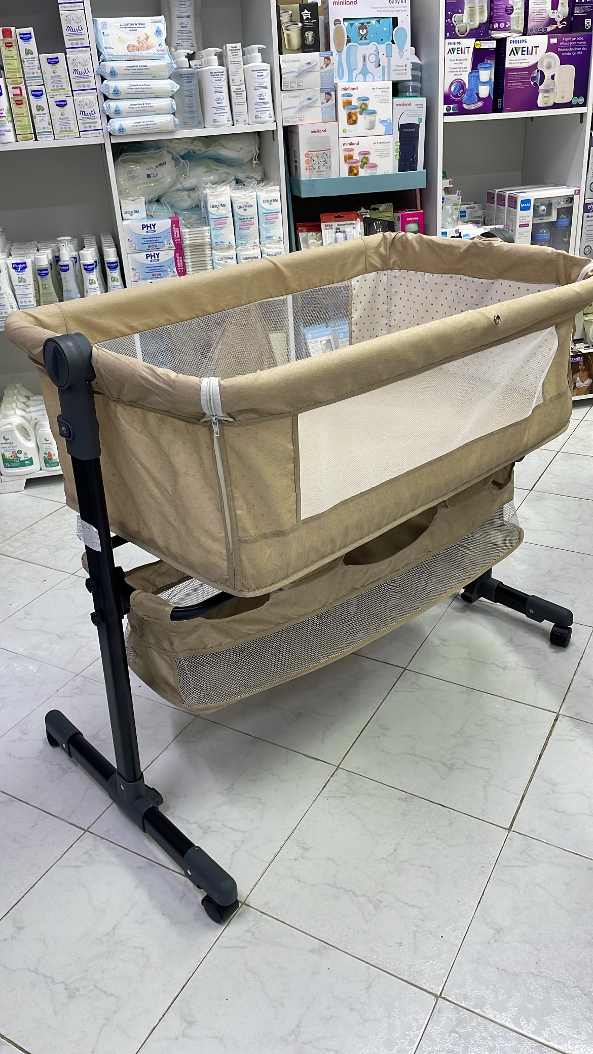 LIT BERCEAU CODODO POUR BEBE AVEC PANIER DE RANGEMENT – Image 3