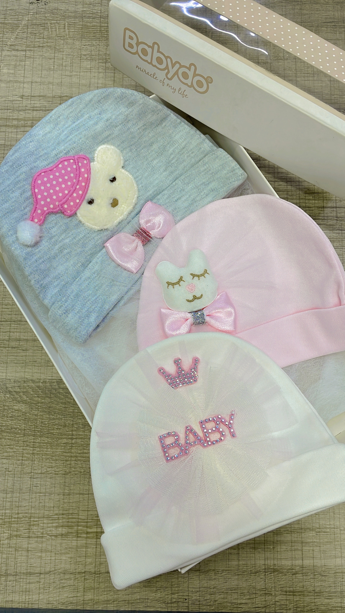 Pack Bonnets 3pcs