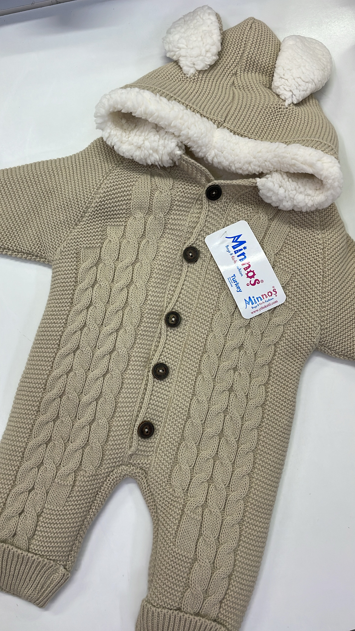 Combinaison bébé Lapin chaude et confortable – Doux Chaud – Image 3