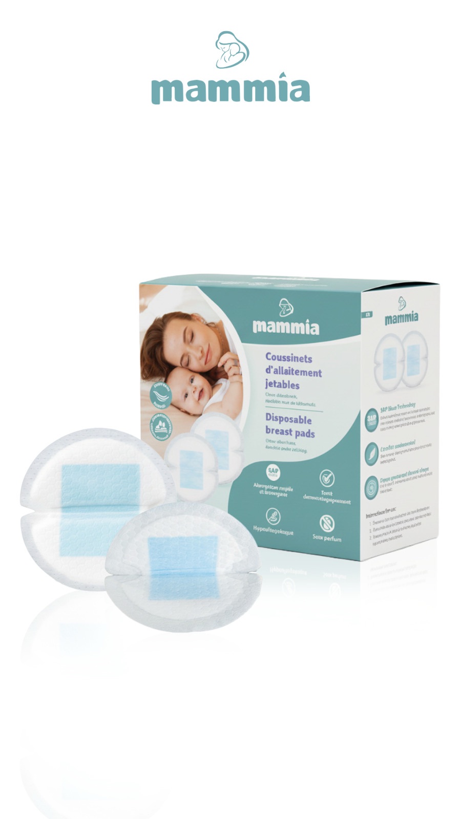 MAMMIA COUSSINETS D'ALLAITEMENT JETABLES 30 COUSINETS