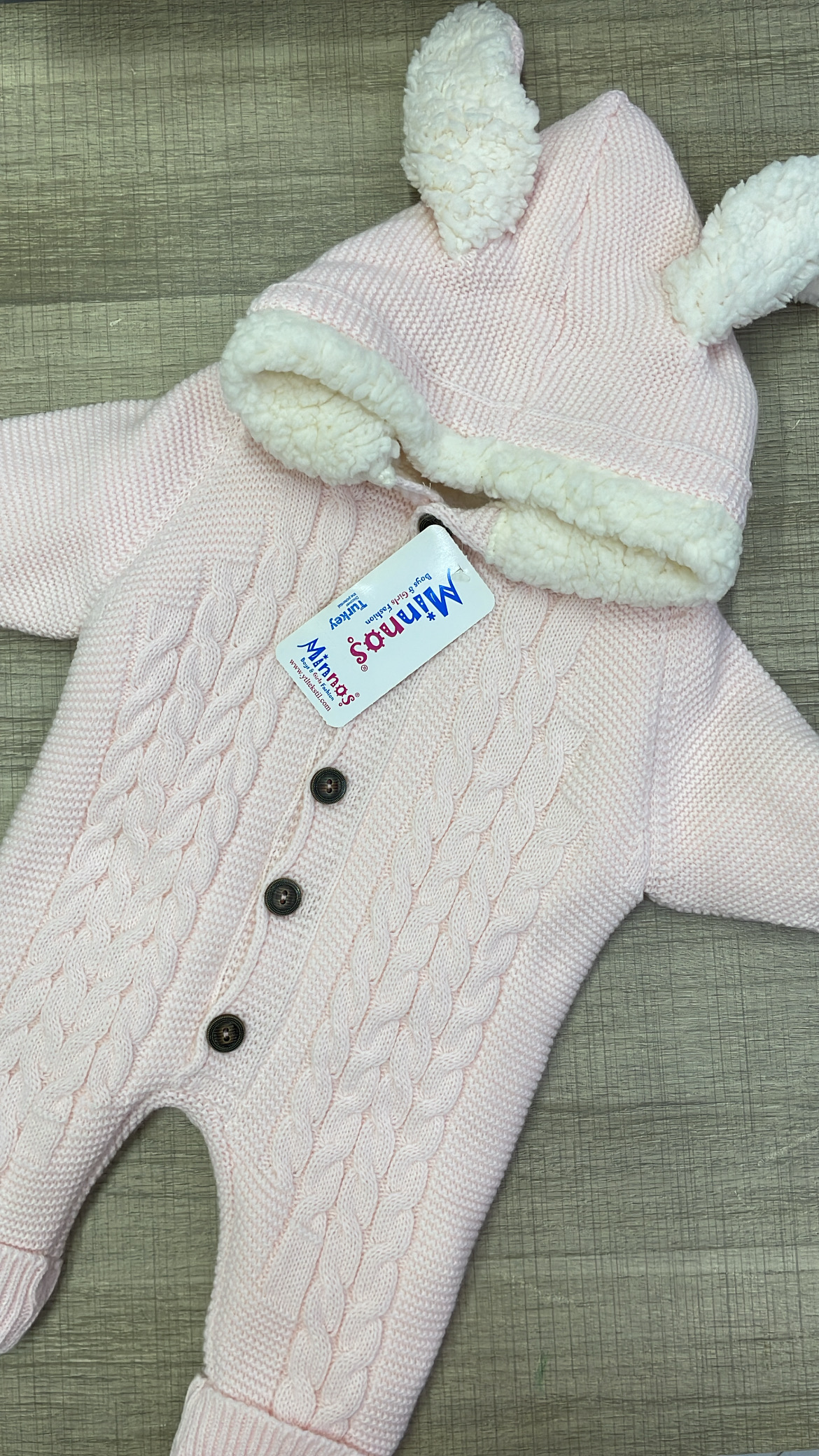 Combinaison bébé Lapin chaude et confortable – Doux Chaud – Image 4