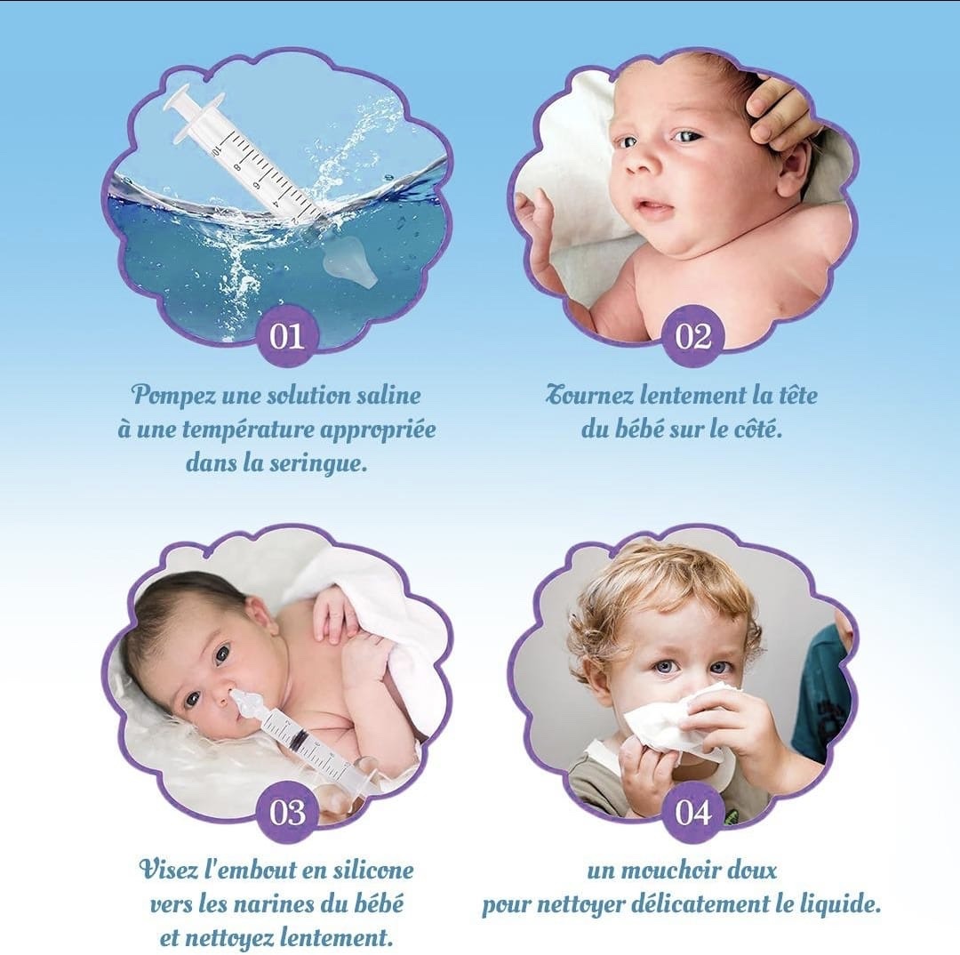 Notre Bébé Pack de 2 Seringues Nasales – Image 2