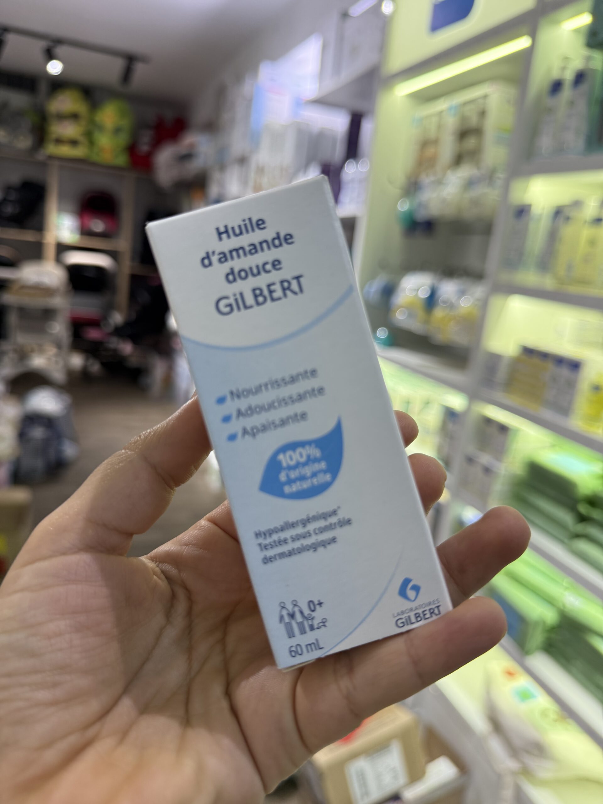 Gilbert HUILE D'AMANDE DOUCE 60 ML