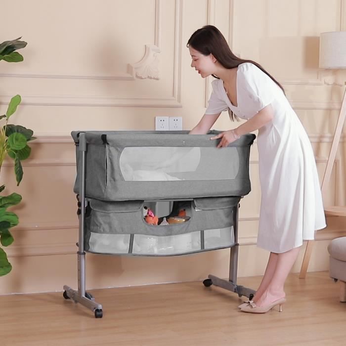 LIT BERCEAU CODODO POUR BEBE AVEC PANIER DE RANGEMENT – Image 5