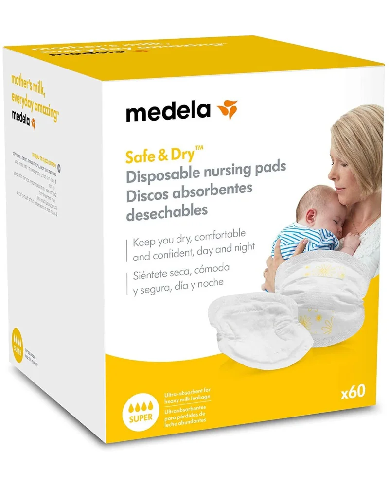 Coussinets D’allaitement Jetables Medela – 60 Pcs