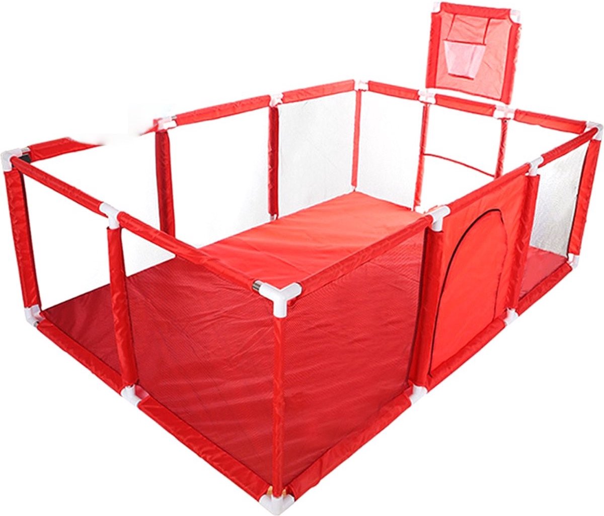Parc de jeu enfants Anti-Chute Rectangle – ROUGE – Image 3
