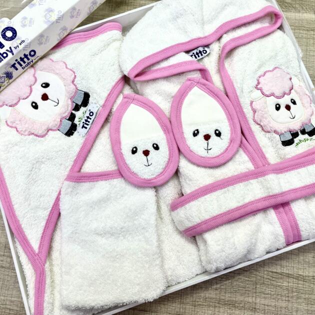 Coffret de bain TITTO - Rose