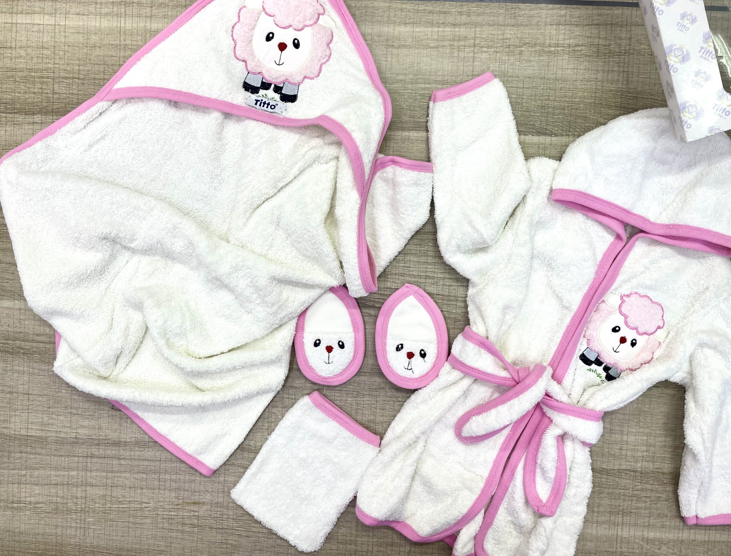 Coffret de bain TITTO - Rose – Image 2