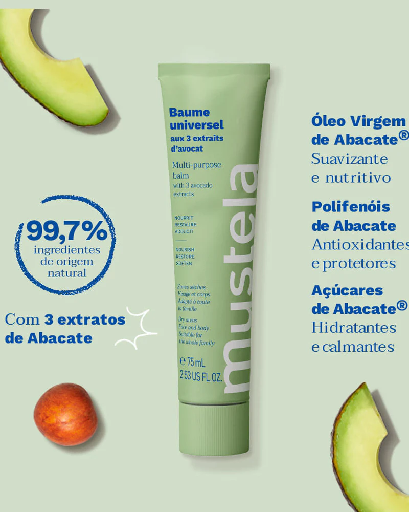 MUSTELA BAUME UNIVERSEL CERTIFIÉ BIO AUX 3 EXTRAITS D'AVOCAT 75 ML – Image 3