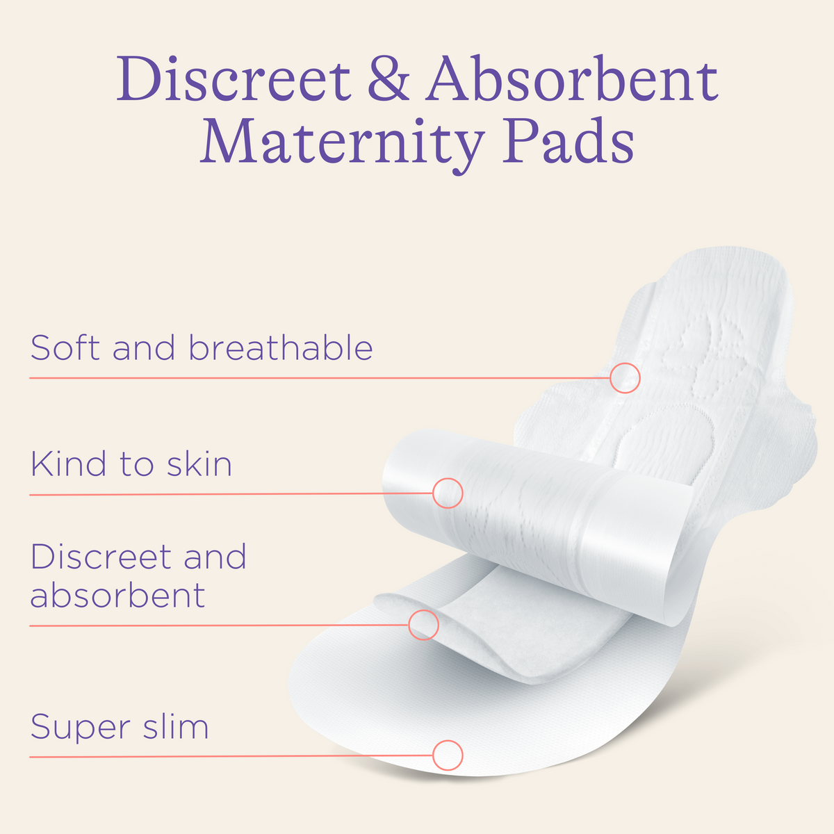 LANSINOH MATERNITY PADS 10 MATERNITY PADS – Image 2