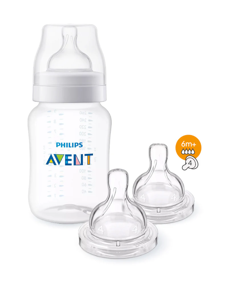Philips Avent biberon-anti-colic-260ml-2-tetines-anti-colic-6m+