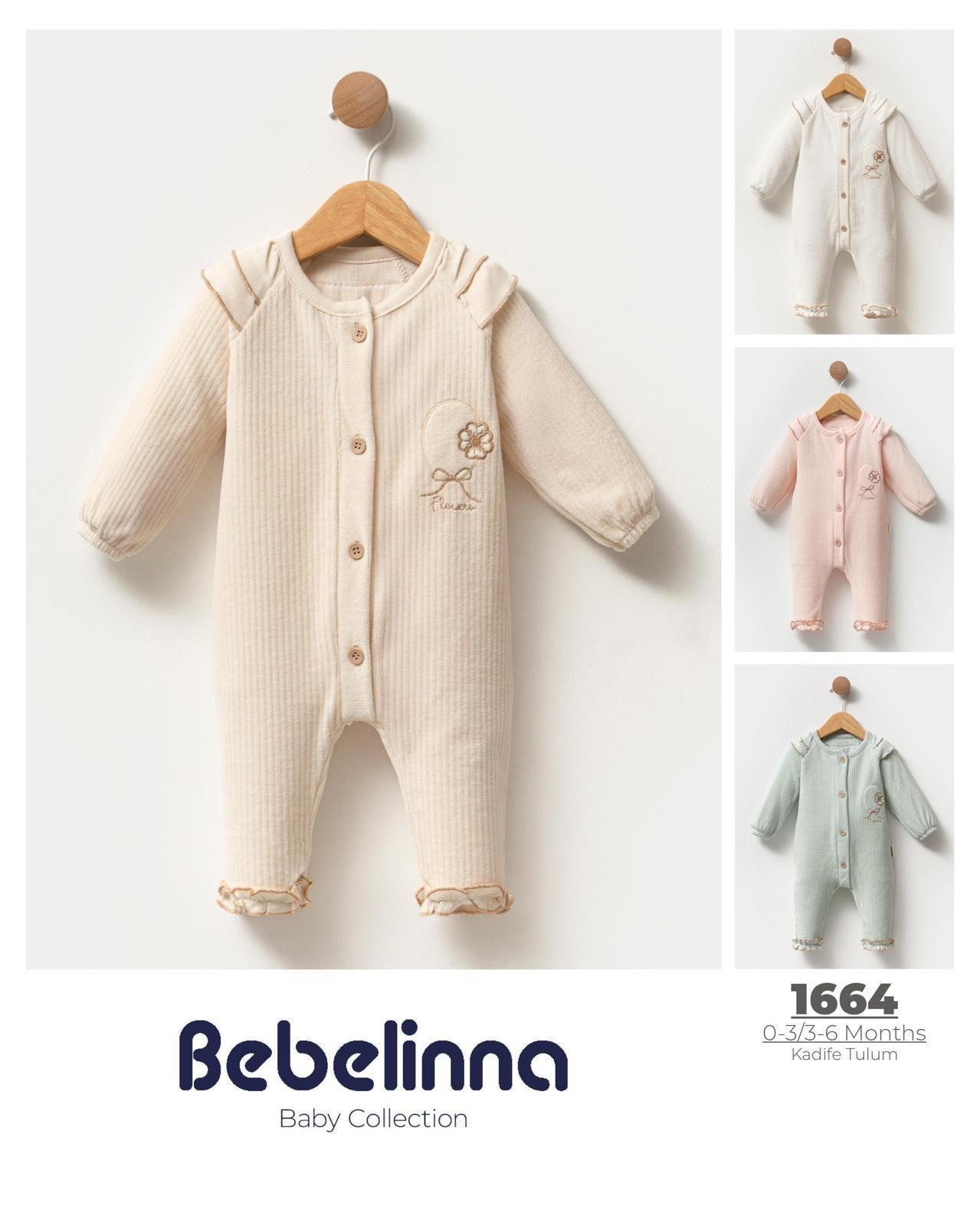 Bebelinna grenouillère fille en velours