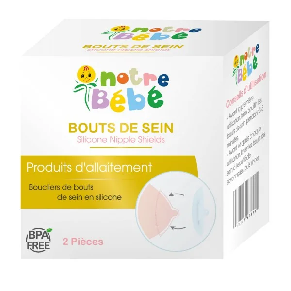 NOTRE BEBE PRODUIT D'ALLAITEMENT BOUTS DE SEIN