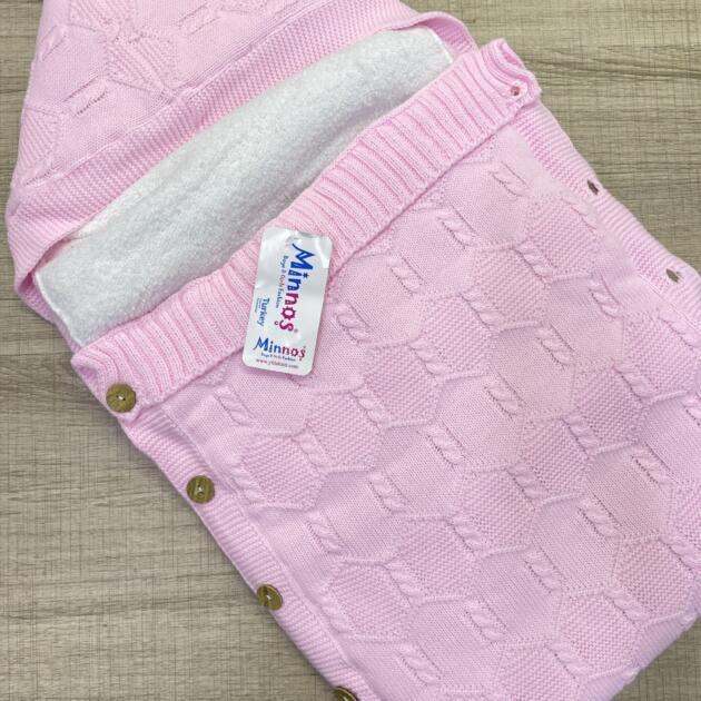 CACHE BÉBÉ MINNOS - rose