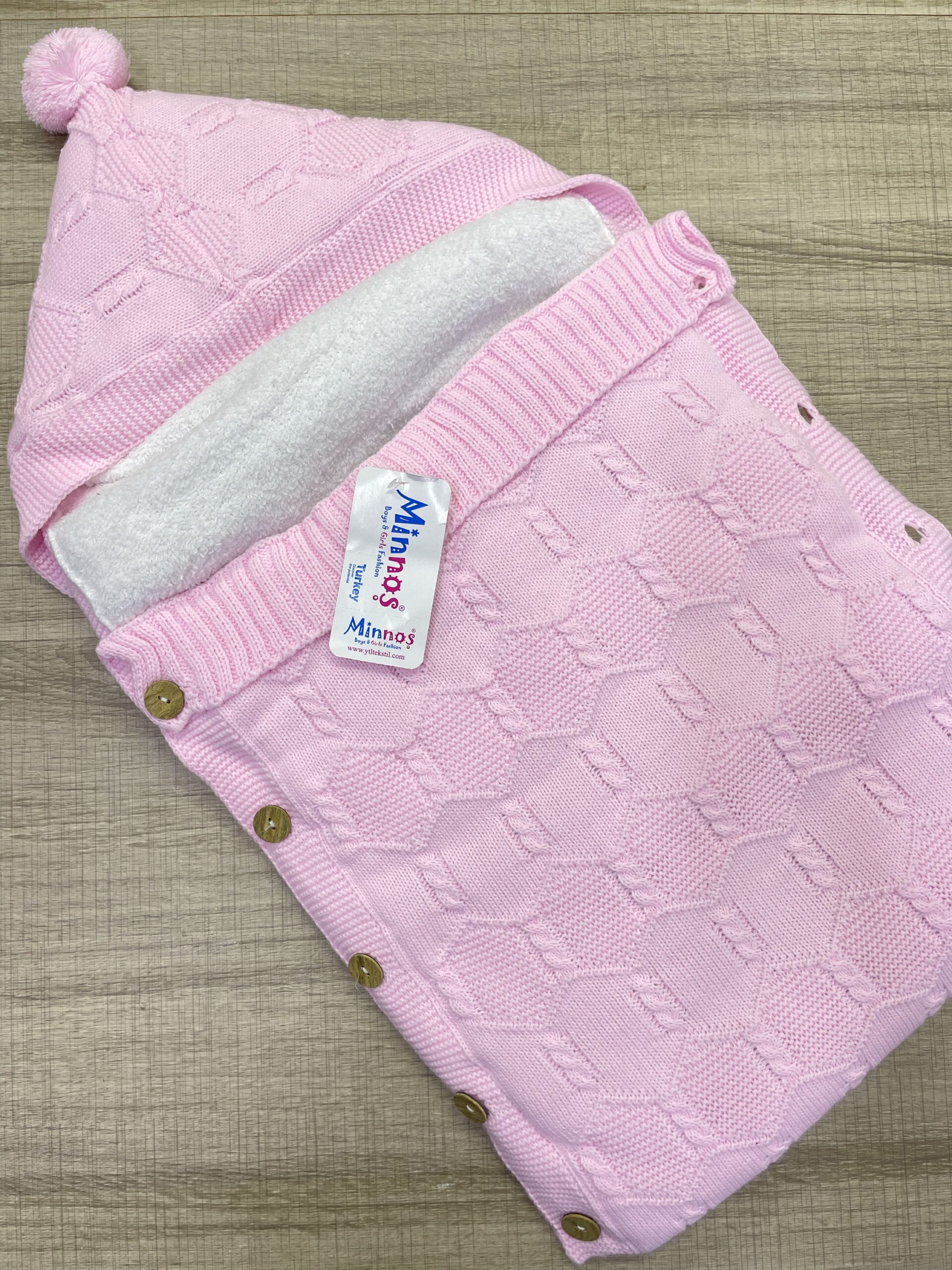 CACHE BÉBÉ MINNOS - rose