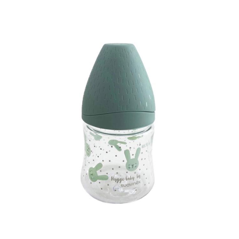 Suavinex biberon en plastique débit lent 120ml vert – Image 2
