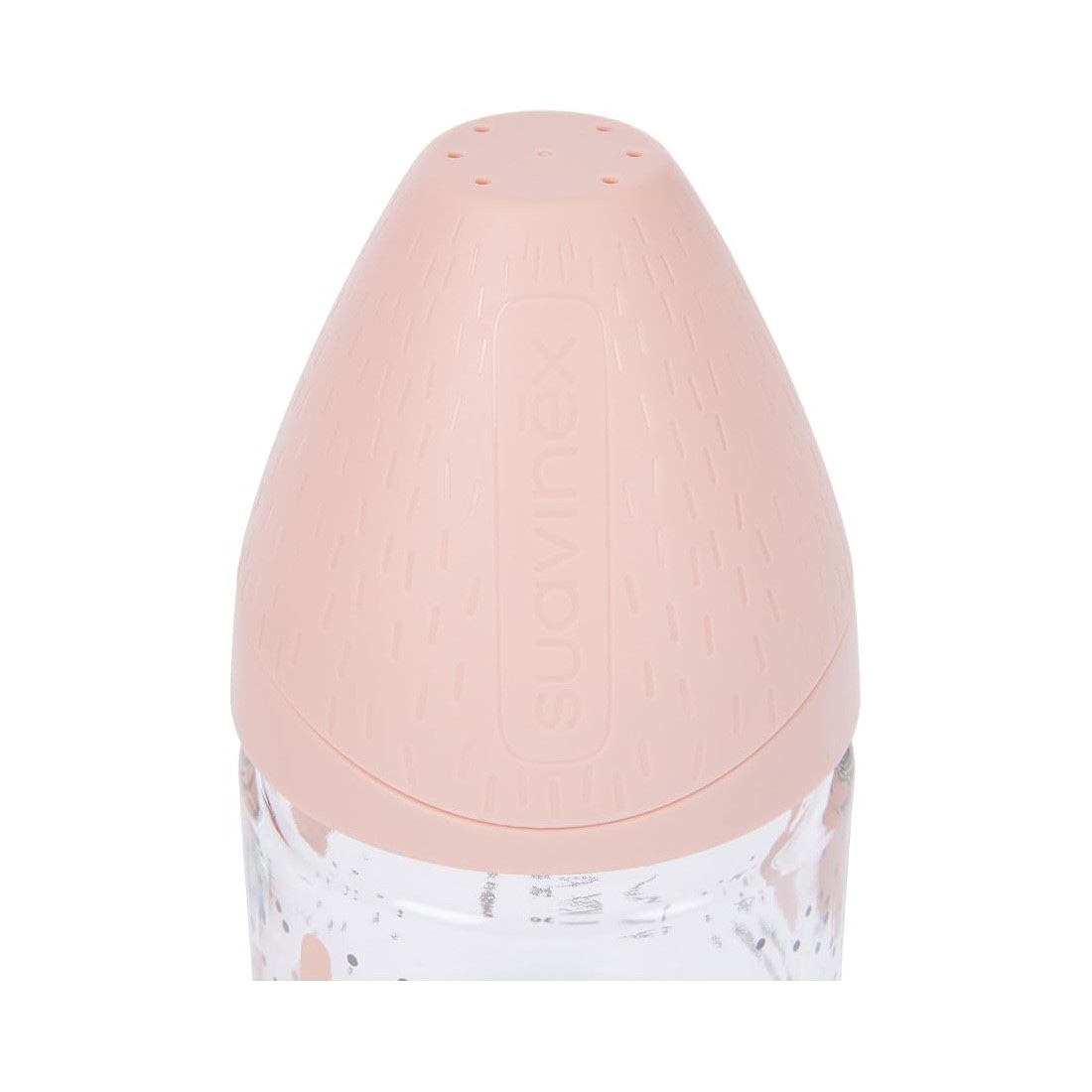 Suavinex Biberon en plastique Débit Lent Hygge "Baby Lapin" 120ml - Rose – Image 4