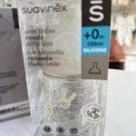 Suavinex Biberon en plastique à Col Large 150ml - Lapin Gris