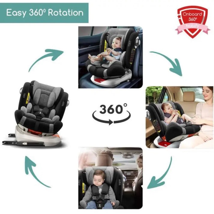Siège auto Isofix pivotant 360° – Burbay – Image 3