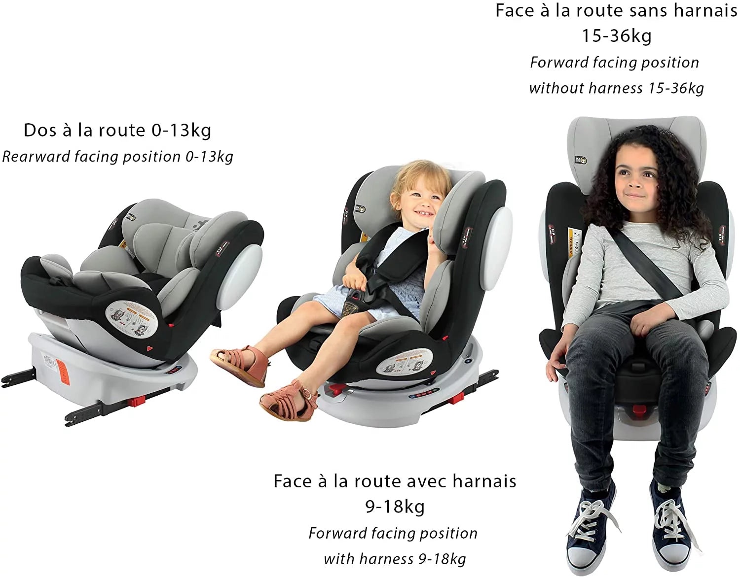 Siège auto Isofix pivotant 360° – Burbay – Image 2