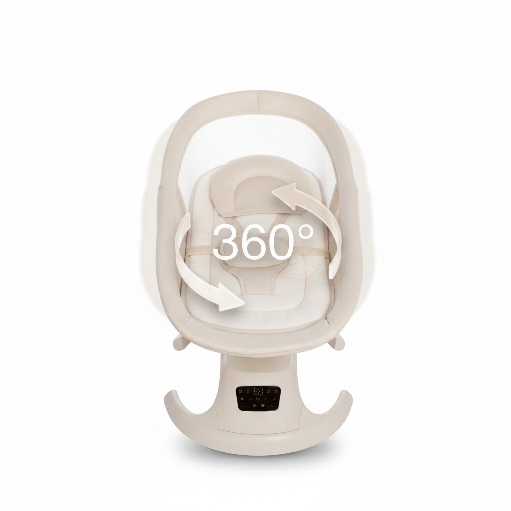Balancelle Mastela Ori Euphoria 3D 360° – Beige – Image 4