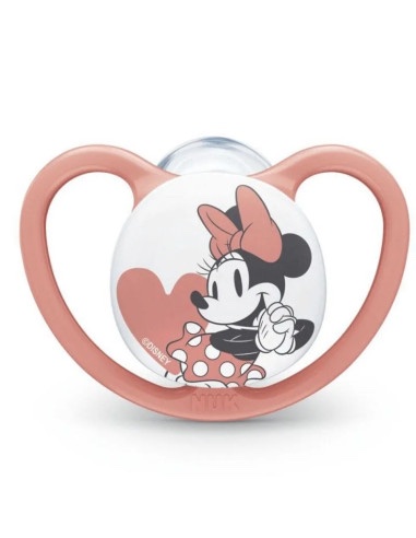 Nuk sucette en silicone space Disney 0-6M rose