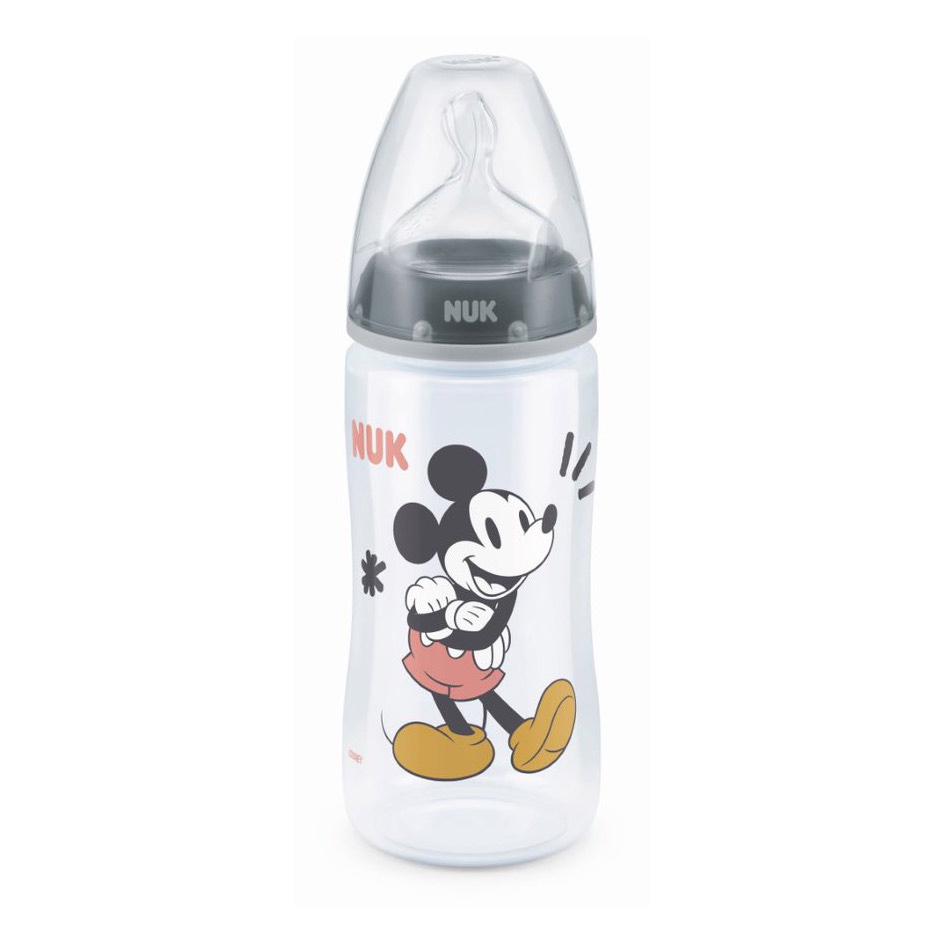 NUK FIRST CHOICE BIBERON MICKEY MOUSE 6-18 MOIS 300ML – Image 2