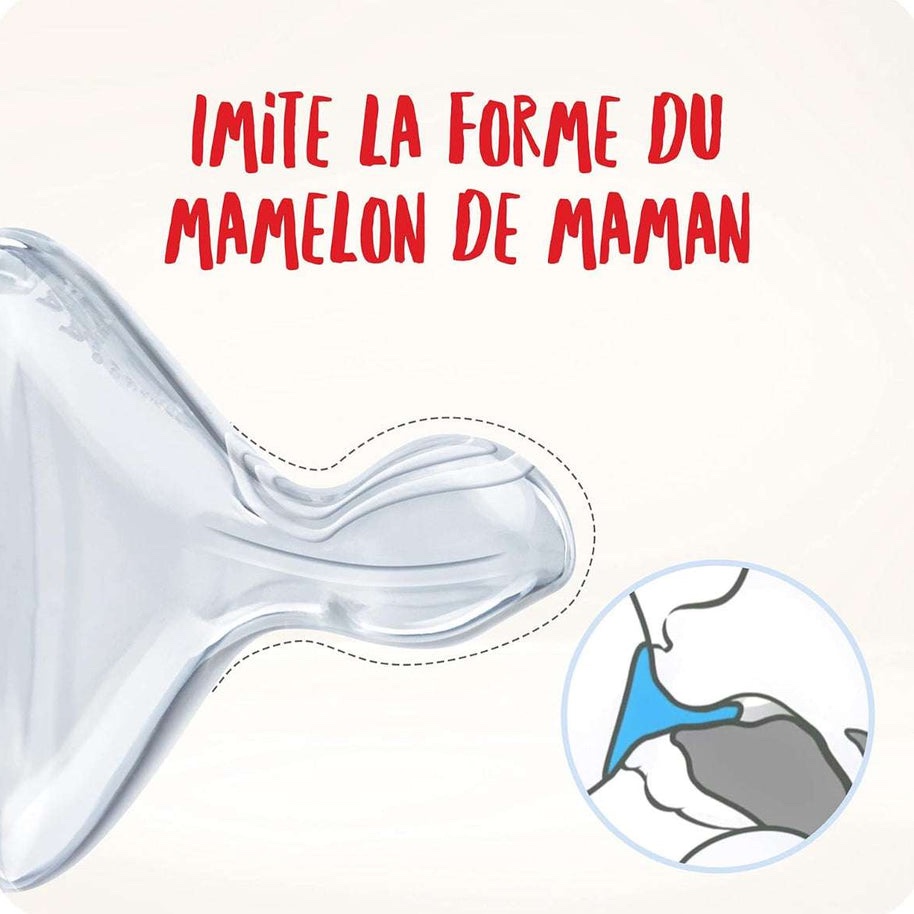 Nuk Biberon first choice+ Température control 240 ml en Verre – Bleu – Image 4