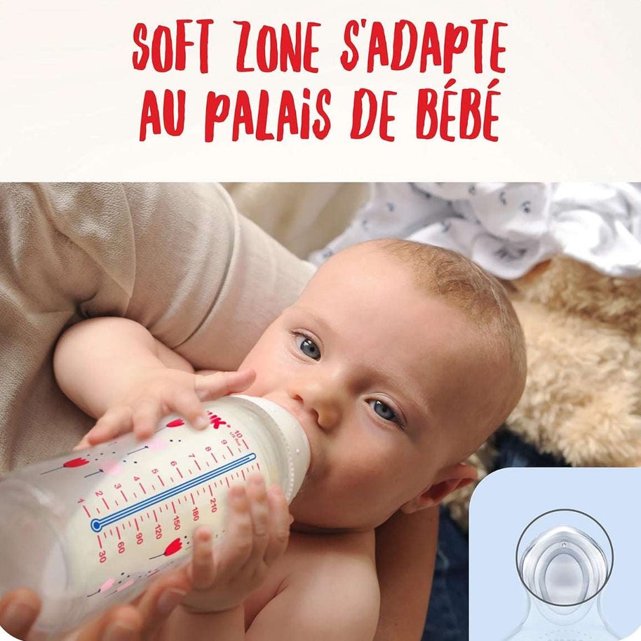 Nuk Biberon first choice+ Température control 240 ml en Verre – Bleu – Image 5