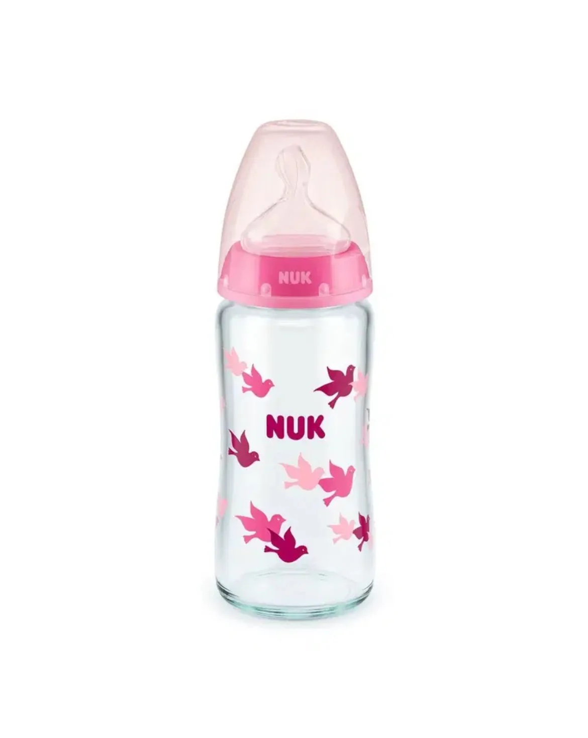 Nuk Biberon first choice+ Température control 240 ml en Verre – Rose – Image 2