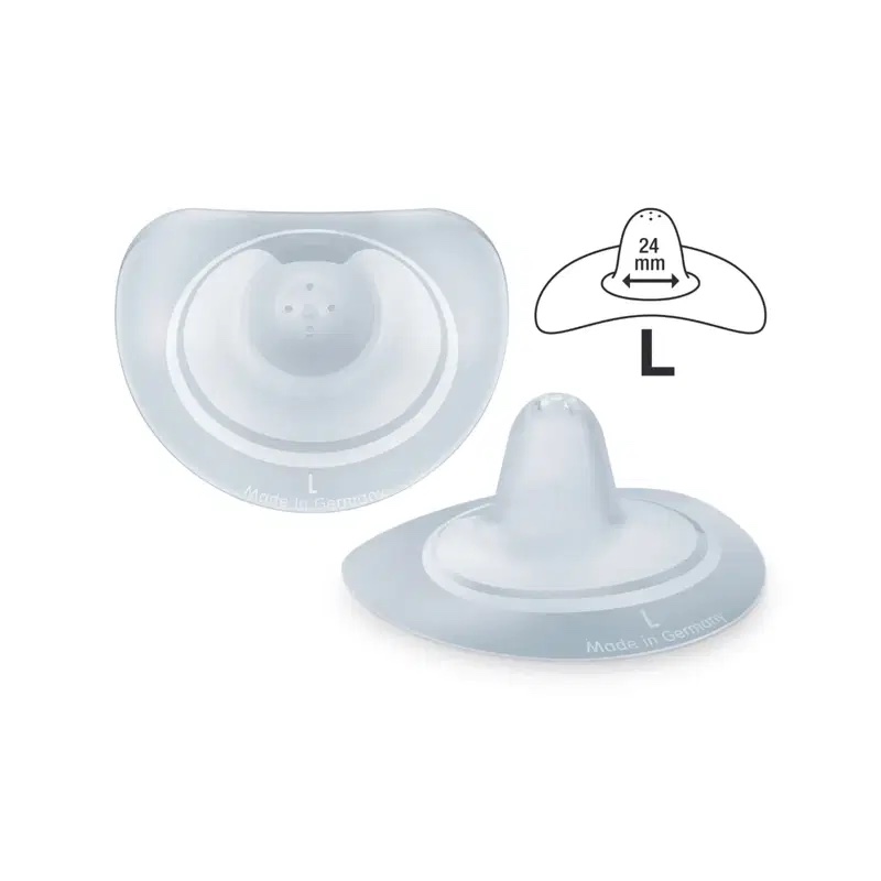 Nuk Lot de 2 Bouts de sein Taille L – avec boîte protectrice – Image 2