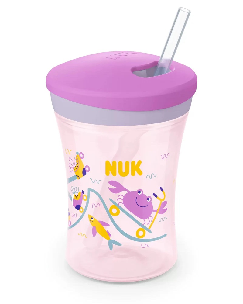 Action cup 230 ml avec paille 12 mois – Image 2