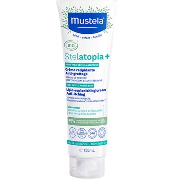 Mustela Stelatopia+ Crème Relipidante Anti-Grattage Bio 150 ml