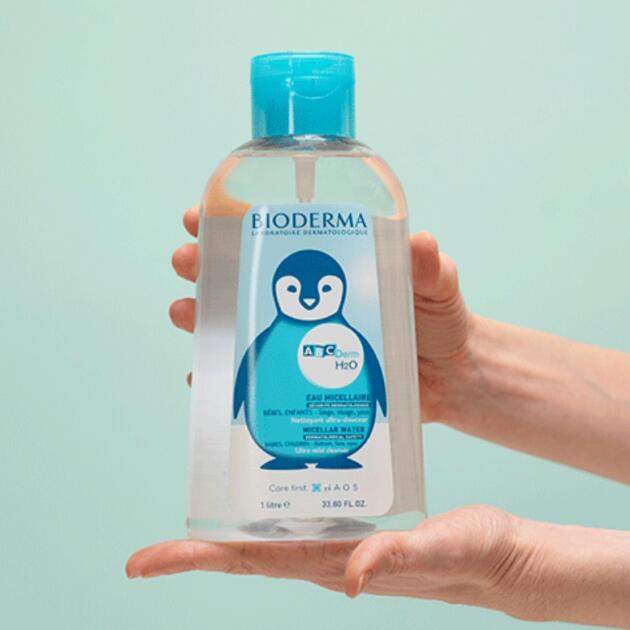 BIODERMA ABCDERM H2O 1L POMPE INVERSE