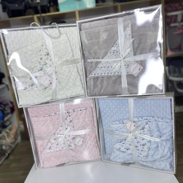 Couverture bulles imprimée Eléphant 110×140 – NAF NAF