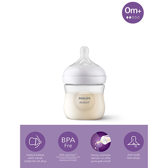 Biberon Natural Response 125ml – Avent – Image 2