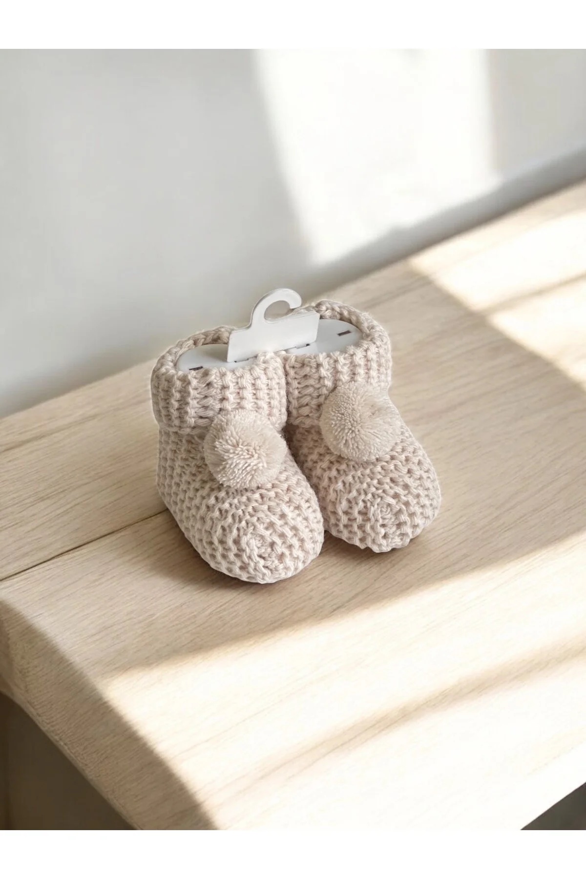 Chaussons bébé en tricot 100% coton – Image 7