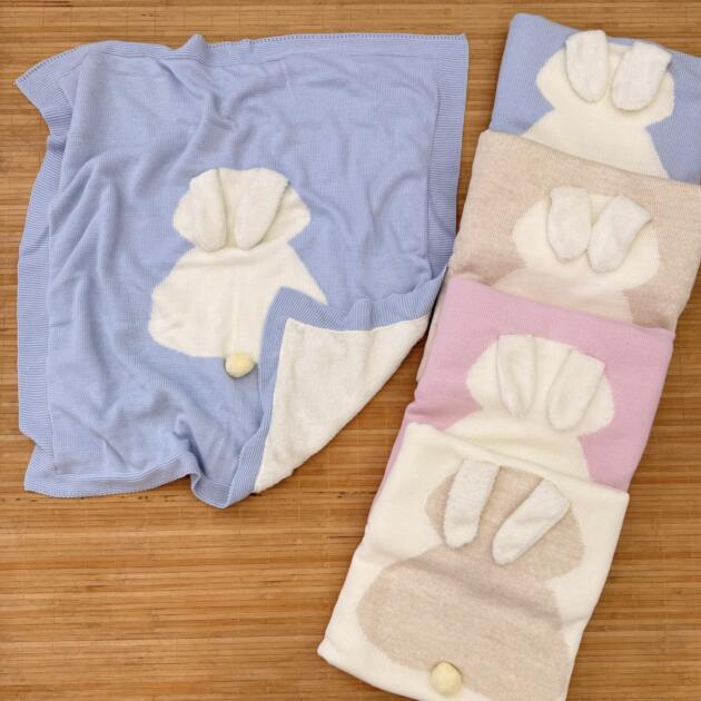 Bebelinna Couverture Bébé Tricoter Premium –  Lapin