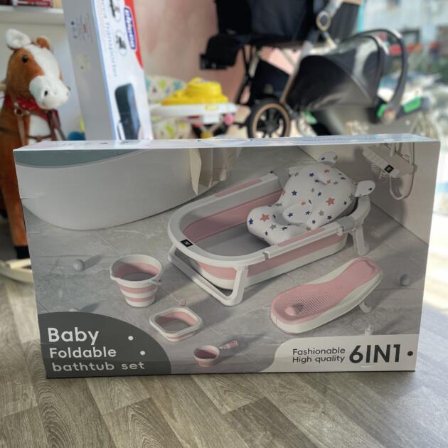 Baignoire Pliable avec Accessoires 6in1