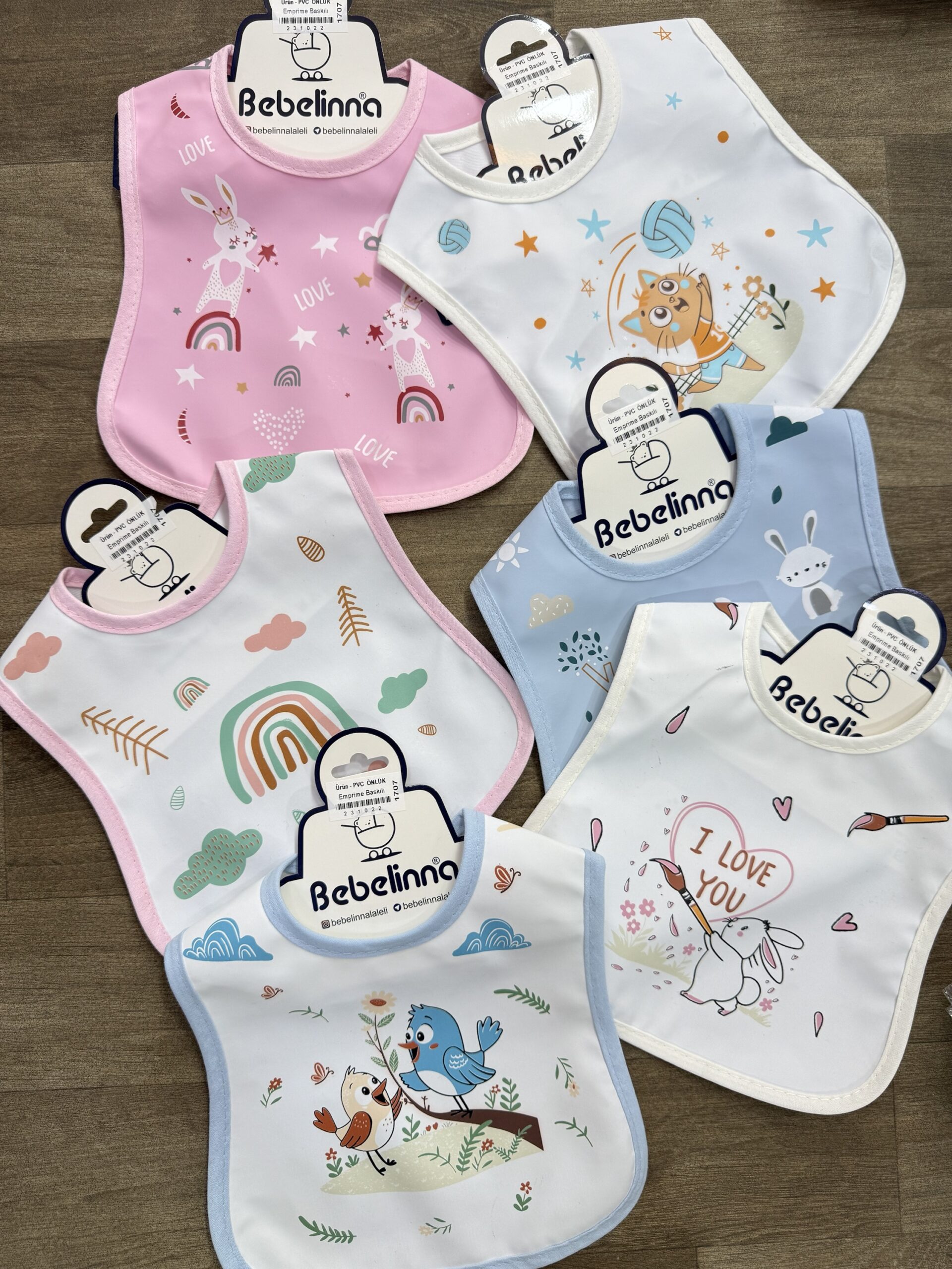 Bebelinna bavoir plastifié bébé 4m+