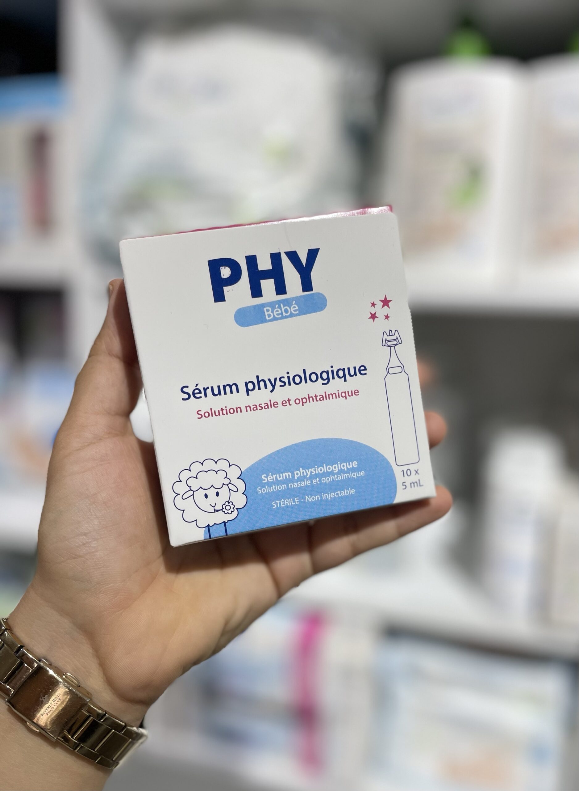 Gilbert PHY Sérum Physiologique - Boite 10x5ml