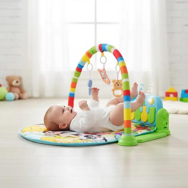 Tapis piano Musical d'Éveil pour Bébé (couleur aléatoire)