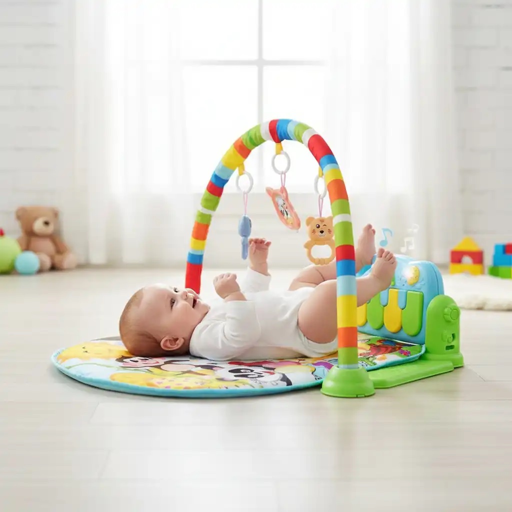 Tapis piano Musical d'Éveil pour Bébé (couleur aléatoire)