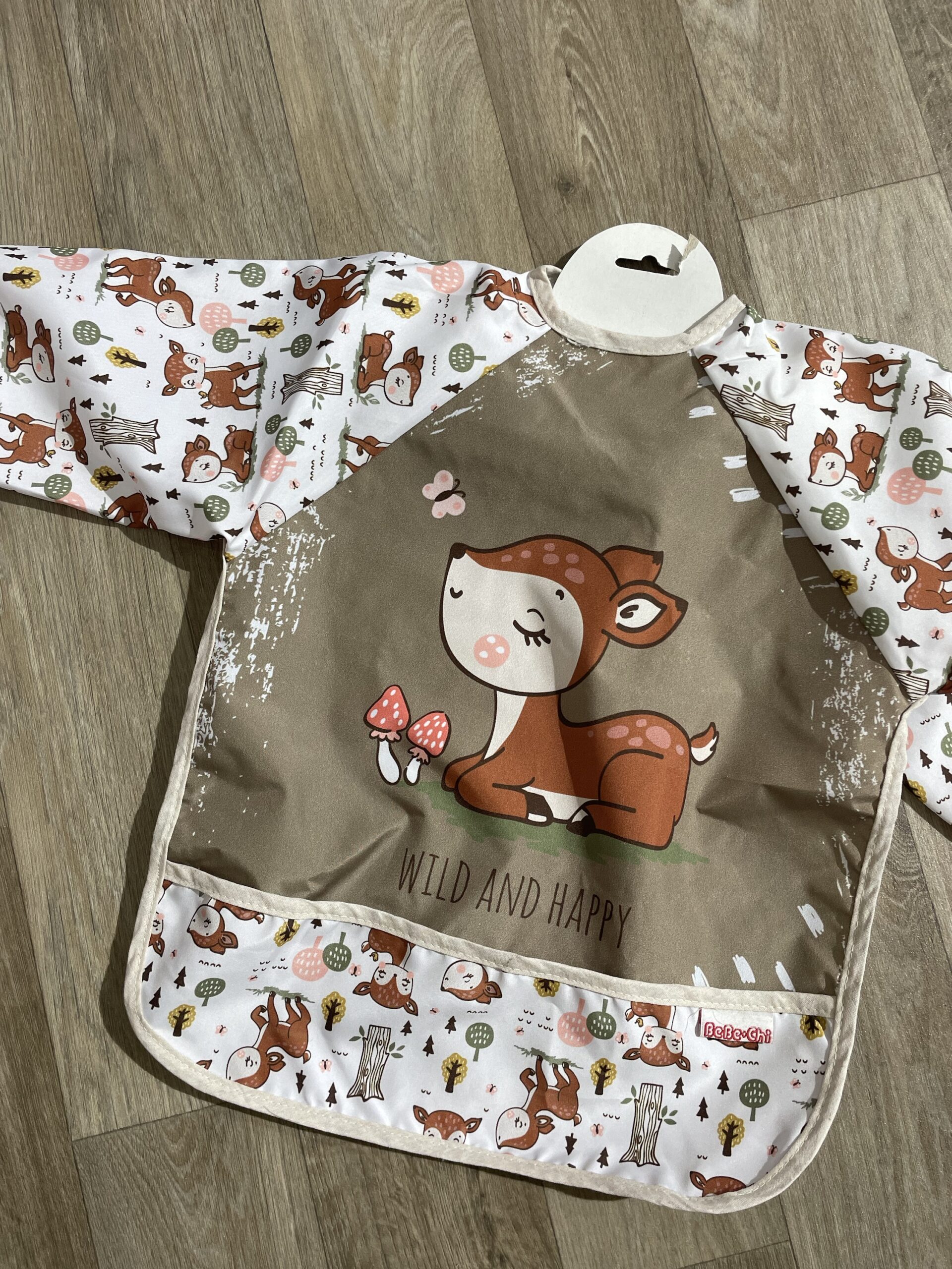Bavoirs à manches longues , tablier d'alimentation imperméable pour bebe – Image 4