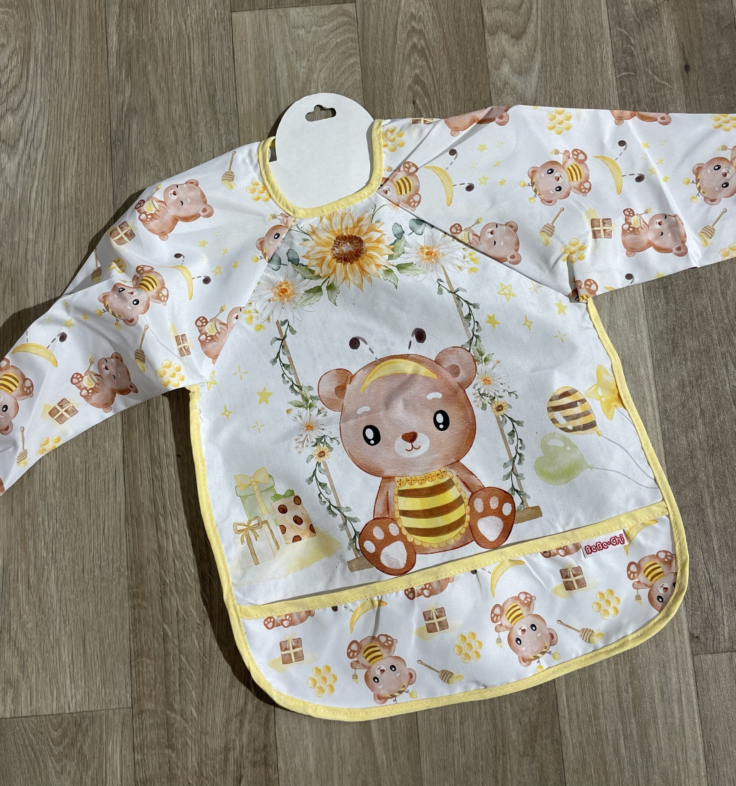 Bavoirs à manches longues , tablier d'alimentation imperméable pour bebe – Image 2