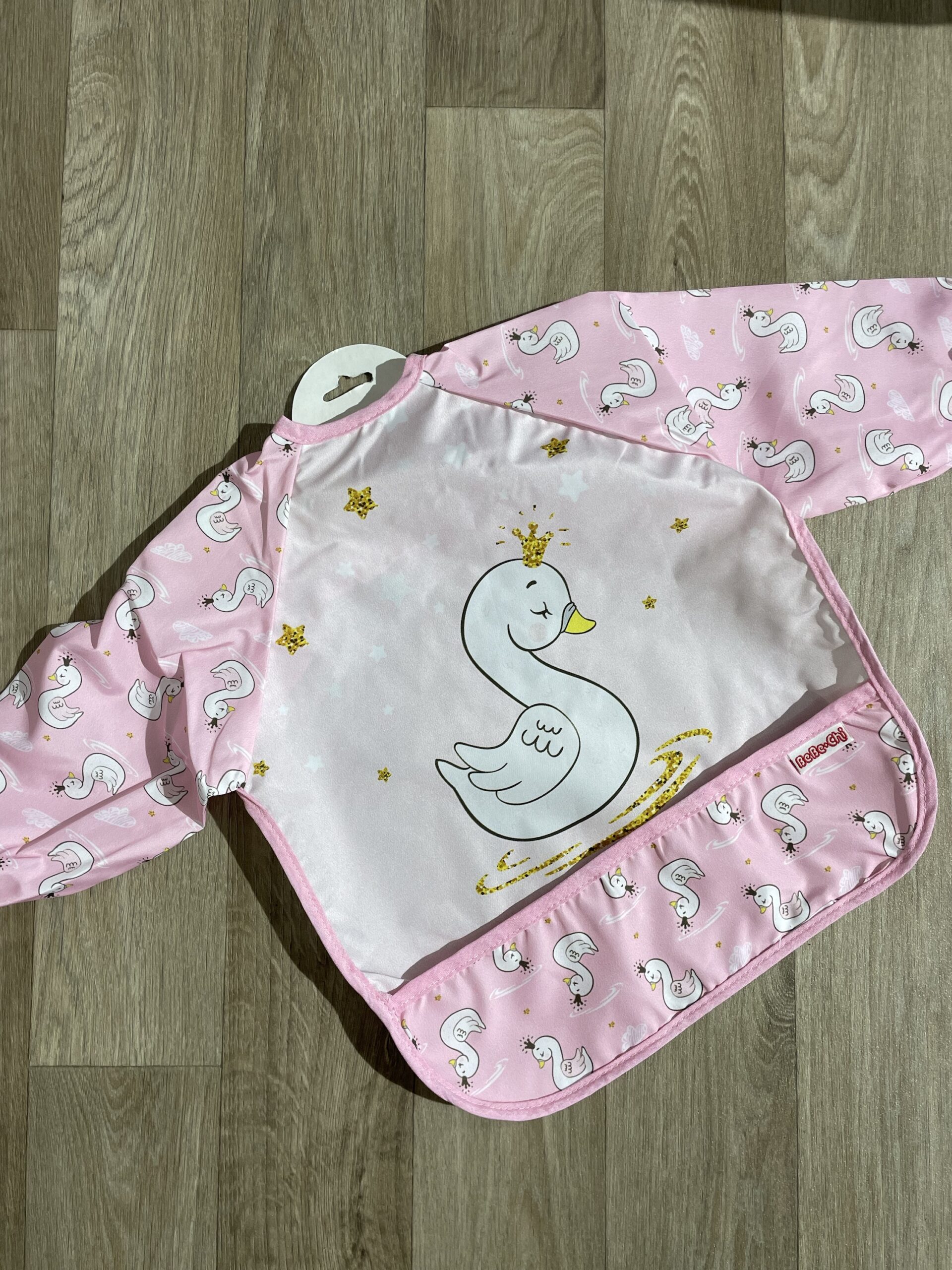 Bavoirs à manches longues , tablier d'alimentation imperméable pour bebe