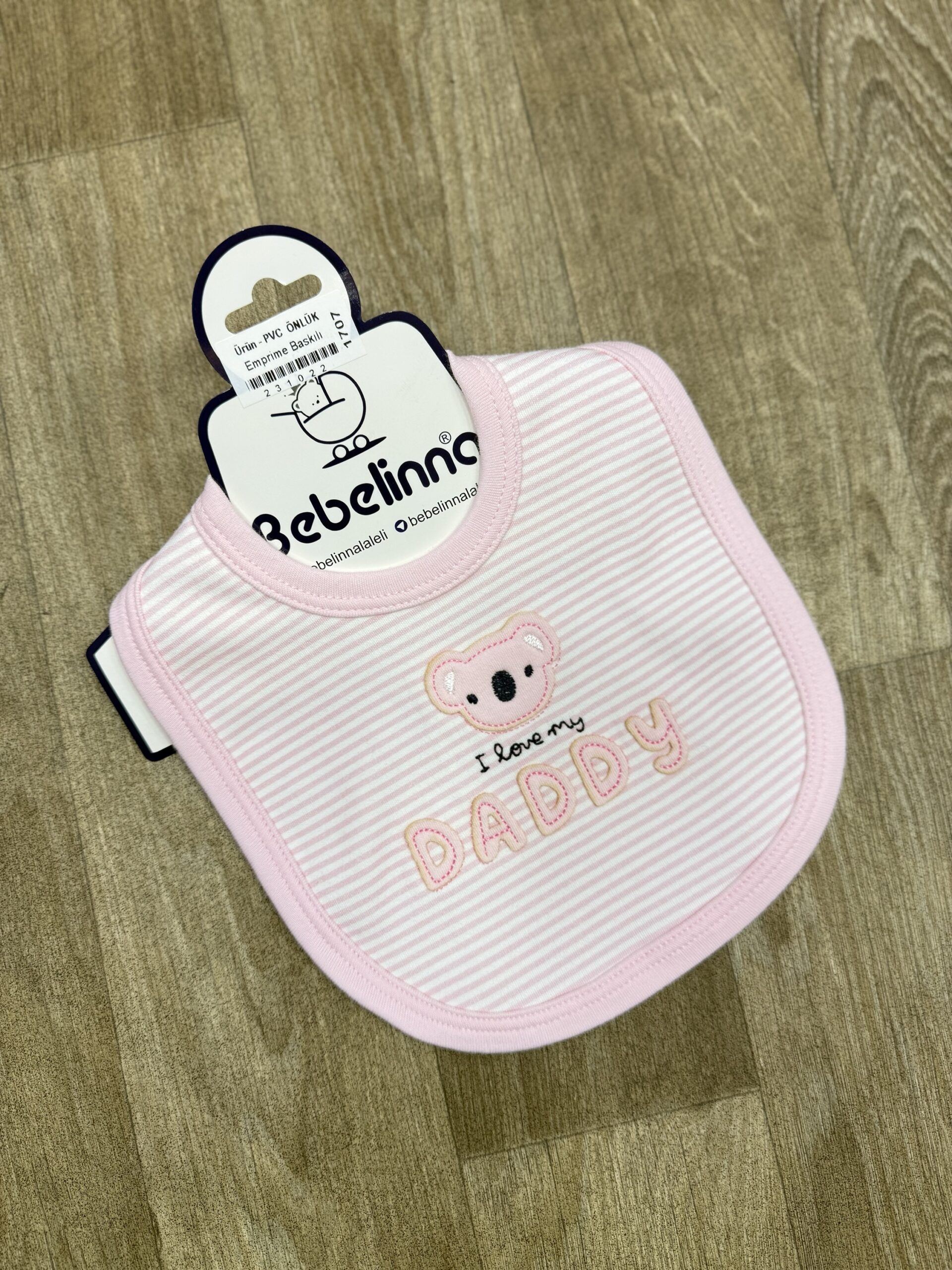 Bebelinna bavoir coton ‘’I love my Daddy ´´0m+ – Image 3