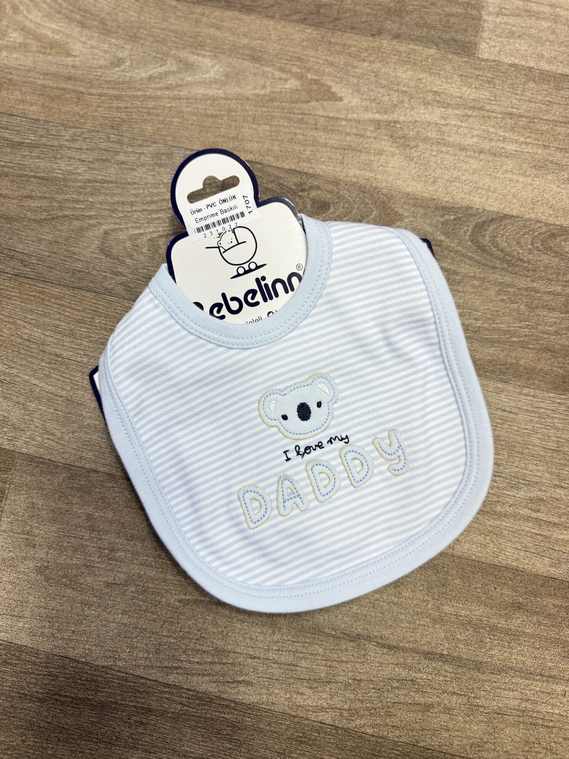 Bebelinna bavoir coton ‘’I love my Daddy ´´0m+ – Image 4