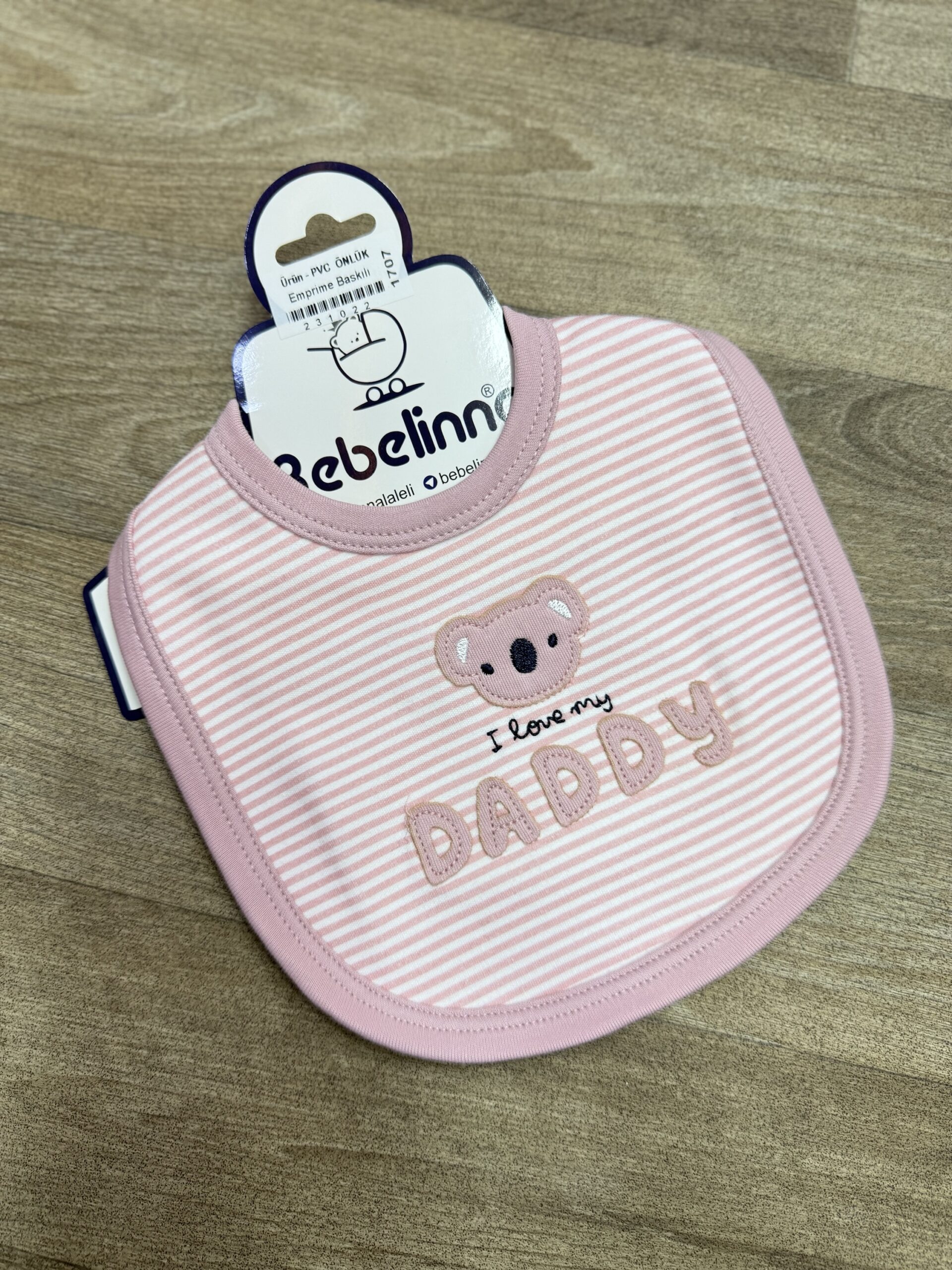Bebelinna bavoir coton ‘’I love my Daddy ´´0m+
